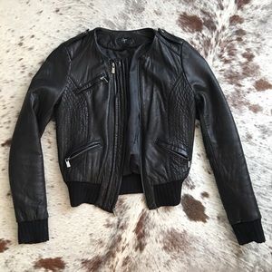 AQUA Leather Jacket